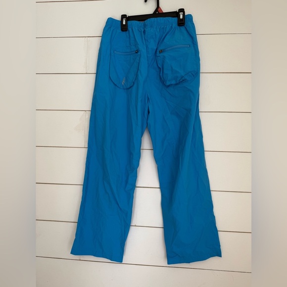 Free People Movement Fly By Night Pants NWOT Size S Wavy Blue - Picture 8 of 10